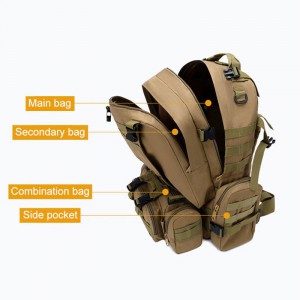 Рюкзак со съемными подсумками 50L Molle Assault Tactical ATACS FG 